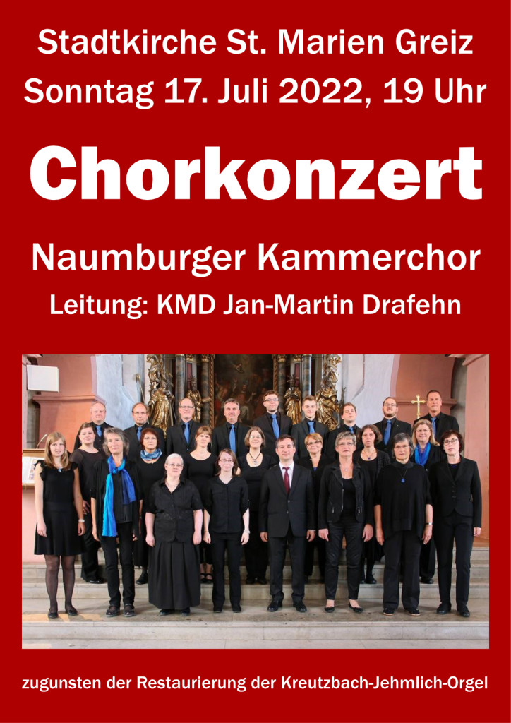 2022-07-17 Plakat Naumburger Kammerchor