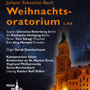 Weihnachtsoratorium und „Prominente im Gespräch“ abgesagt.