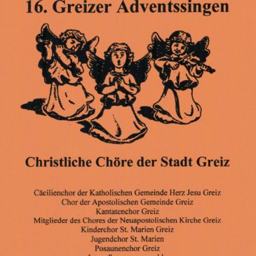 16. Greizer Adventssingen