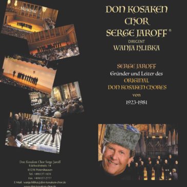 DON KOSAKEN Chor Serge Jaroff und Jugendchor an St. Marien