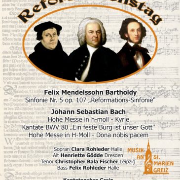 Konzert zum 500. Reformationsjubiläum