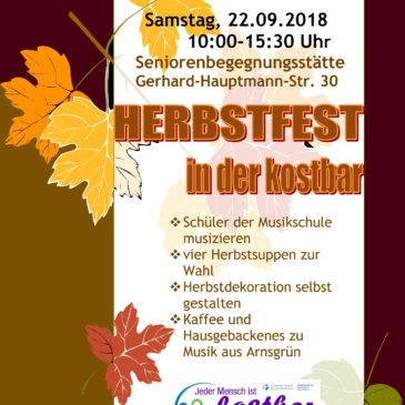 Herbstfest in der Kostbar