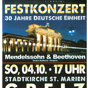 Festkonzert 30 Jahre Deutsche Einheit